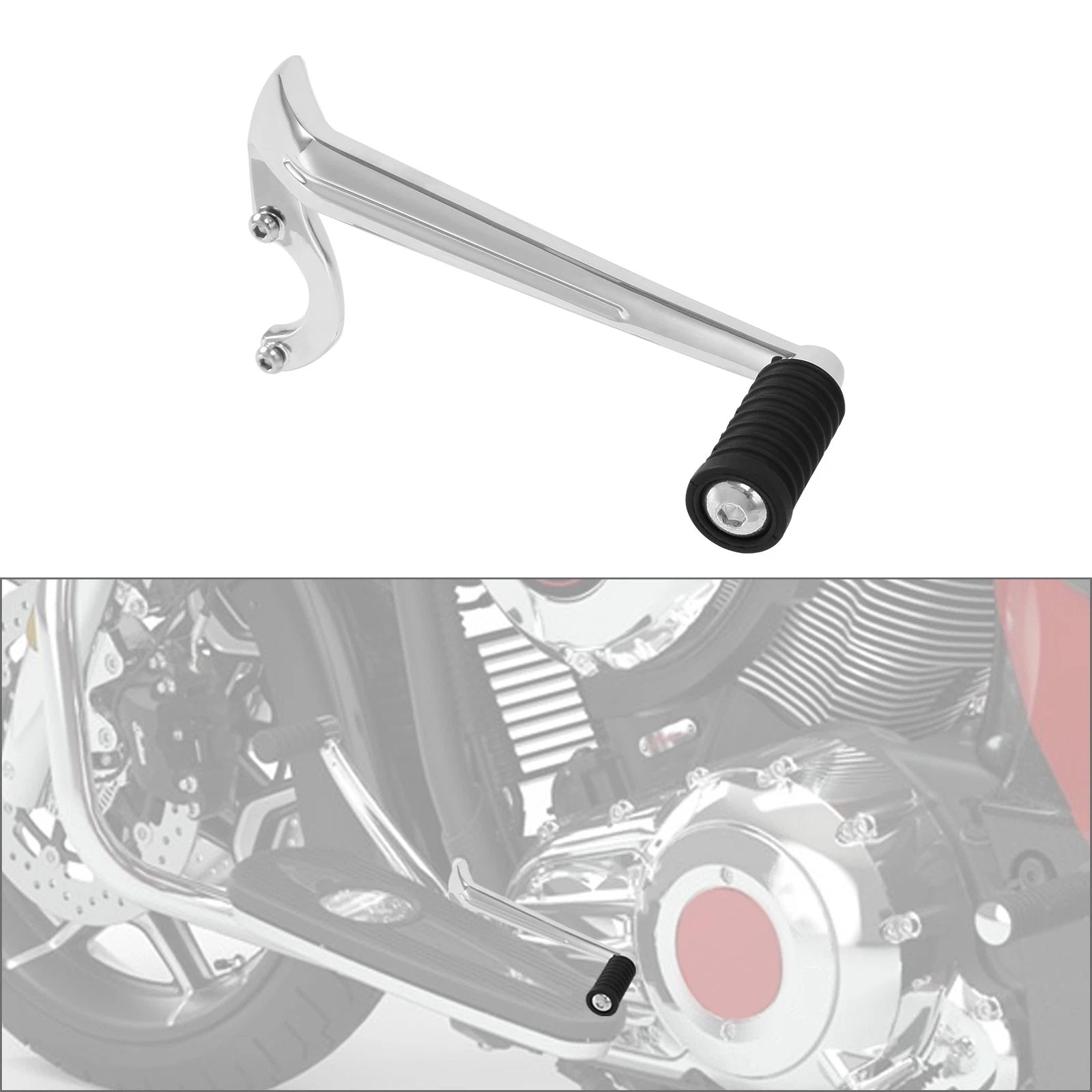 Chrome Heel Shifter Pegs for Indian Vintage Challenger Dark Horse (2020–2021)