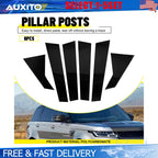 Gloss Black Pillar Posts Door Window Trim for Range Rover Sport (2014–2022) 6-30X