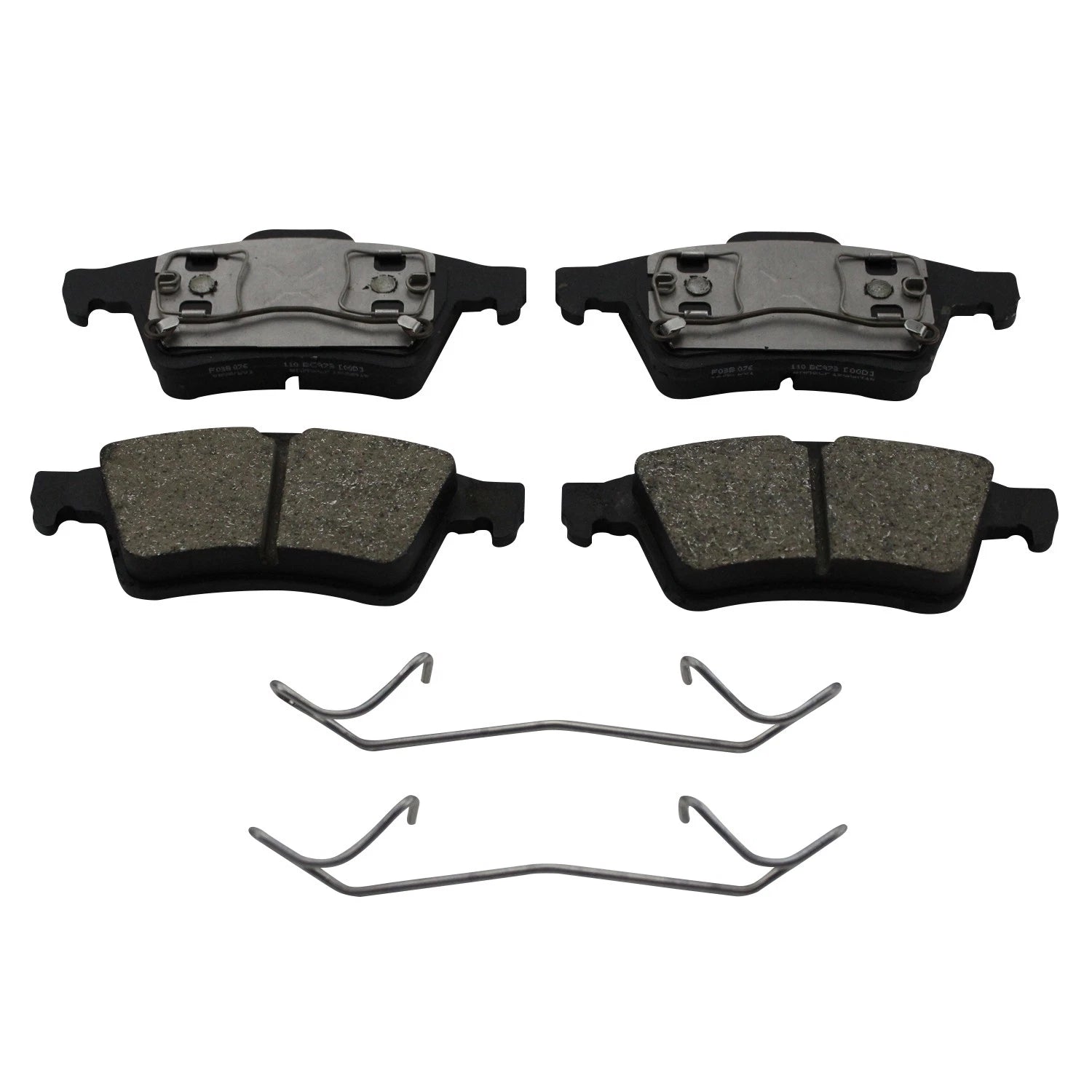 DuraGo Rear Rotors & Bosch QuietCast Ceramic Pads for Mazda 3 (2009)