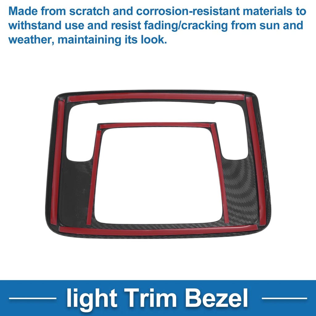 Front Row Light Trim Bezel for Honda Freed (2024–2025) Carbon Fiber Black