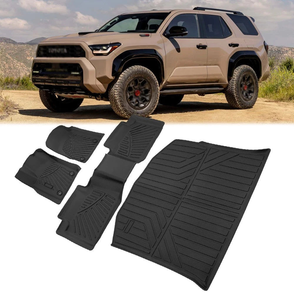 3D Molded Floor Mats & Cargo Liner for Toyota 4Runner (2013–2024)