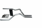 2.5" Dual Exhaust Kit for Ford F150 (2021–2025) No Muffler Black Tips