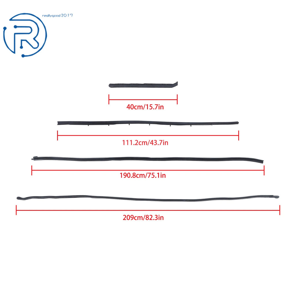 Complete Weatherstrip Seal Kit for Ford Mustang (1965–1966)