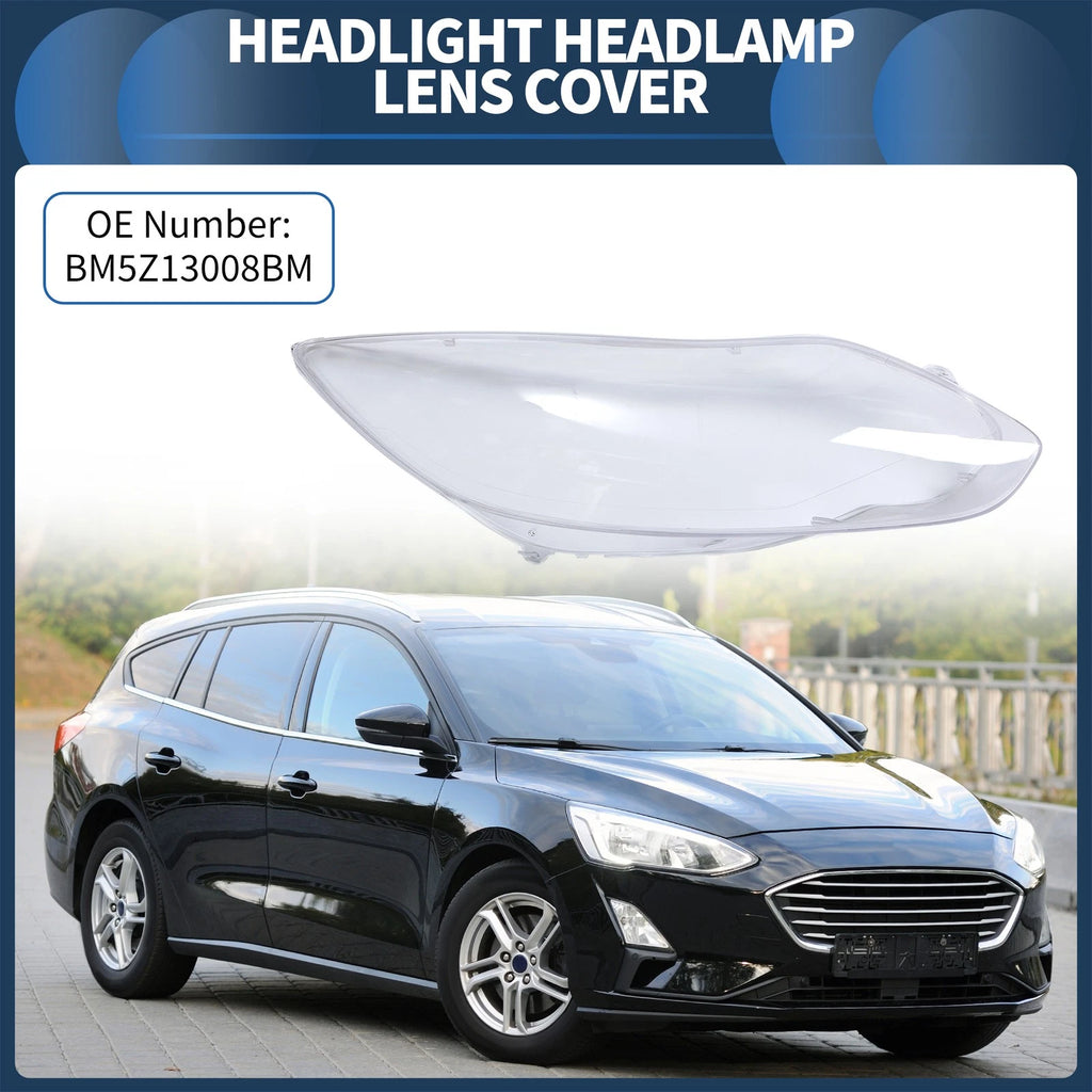 1pc Headlight Lens Cover for Ford Focus (2012–2014) No.BM5Z13008BM