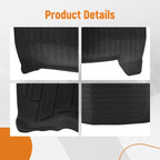 Cargo Mat for Cadillac XT4 (2019-2024) Waterproof Black Floor Liner