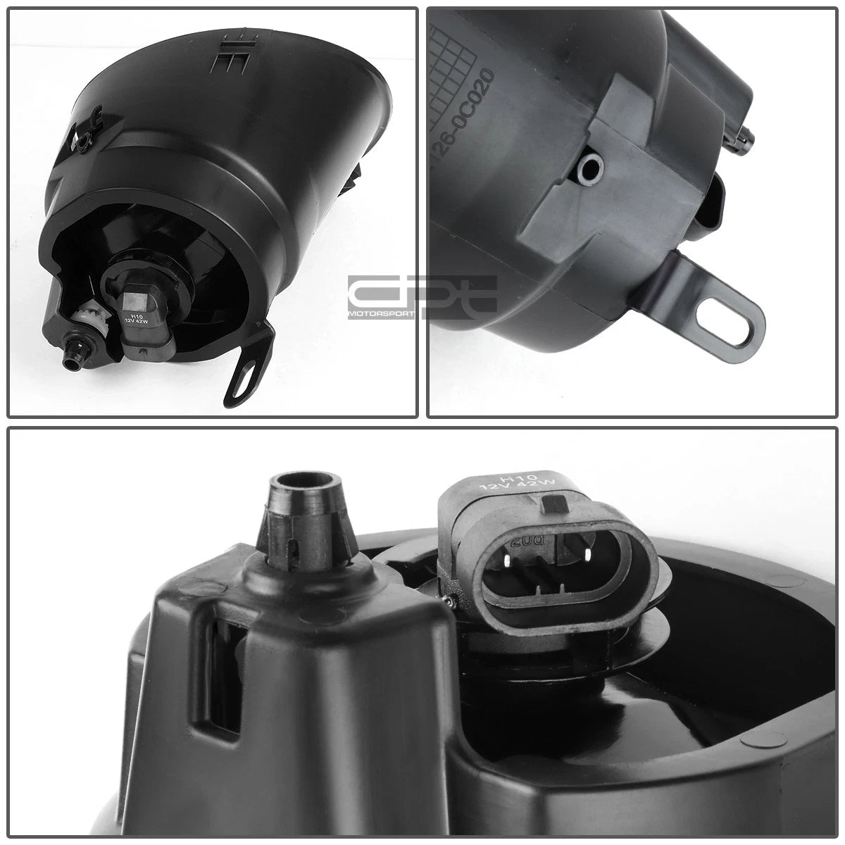 Fog Light Lamp Set for Toyota Tundra (2007–2013) - Smoked Lens, Switch
