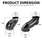 air box to carburetor intake boot for Yamaha Wolverine 350 (1995–2005)