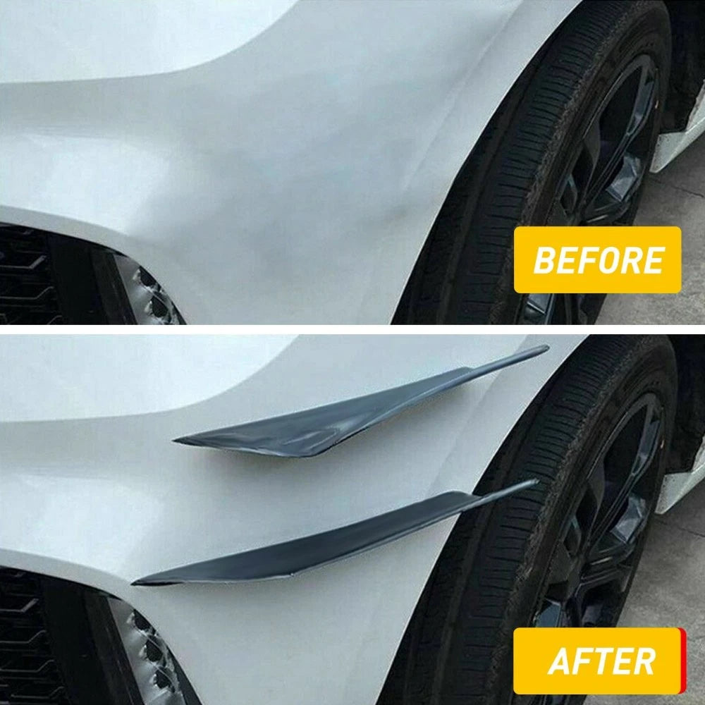 Glossy Black Bumper Canard Splitter Diffuser for Universal Fit (All Years)
