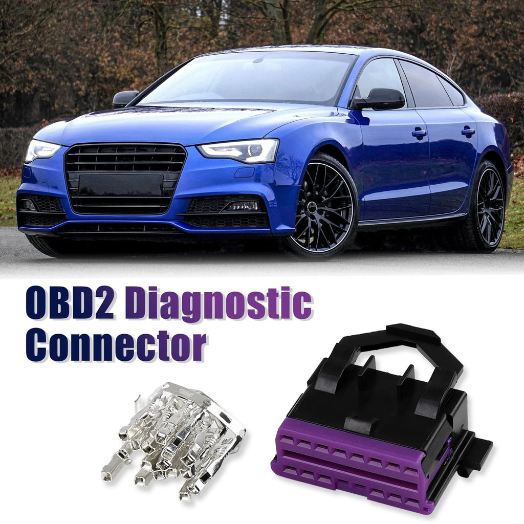 OBD2 Diagnostic Connector Female Socket 16 Terminal for VW Audi Skoda 