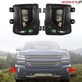 Pair Driving Bumper Lamps for Chevy Silverado (2016–2018)