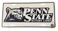 Metal Embossed License Plate for Penn State Nittany Lions (6" x 12")