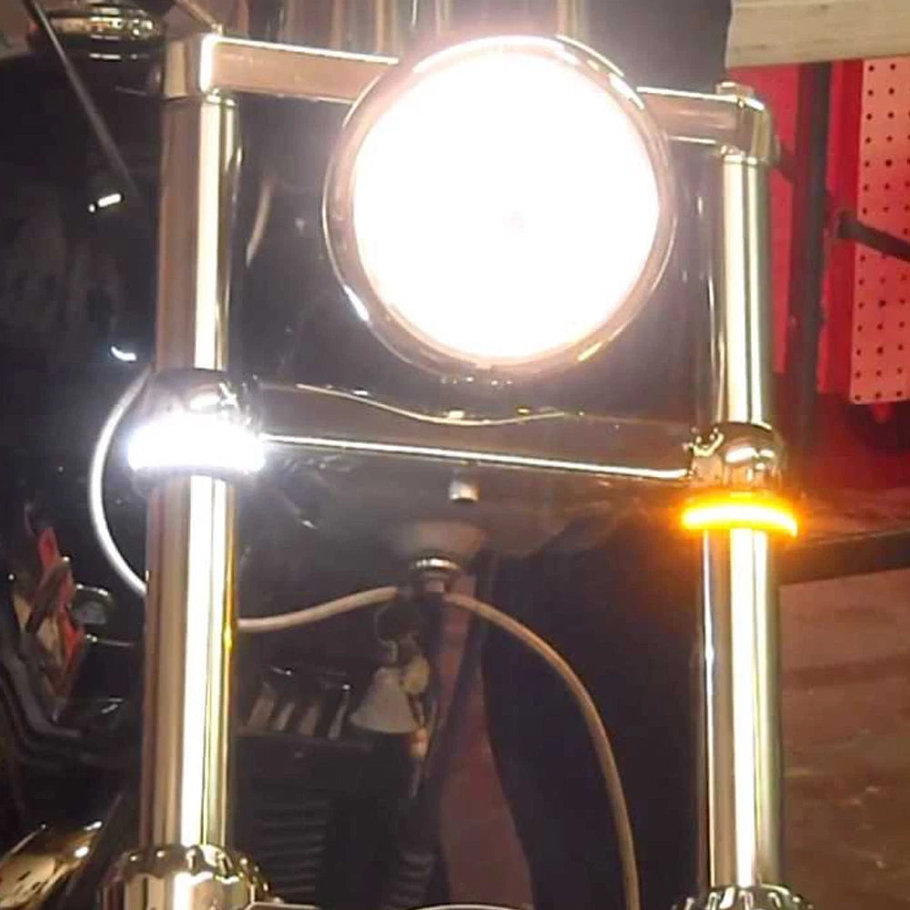 Switchback White/Amber LED DRL Turn Signal Lights Strips