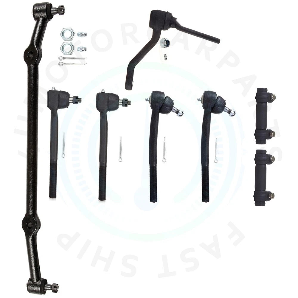 Set of 8 Tie Rod Ends and Idler Arm Kit for Chevrolet Caprice (1978–1996)