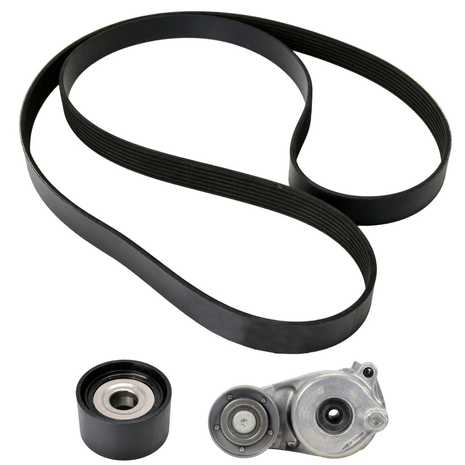 Drive Belt Idler Pulley Tensioner Kit for Benz W906 X166 GLS350d (2010–2019)