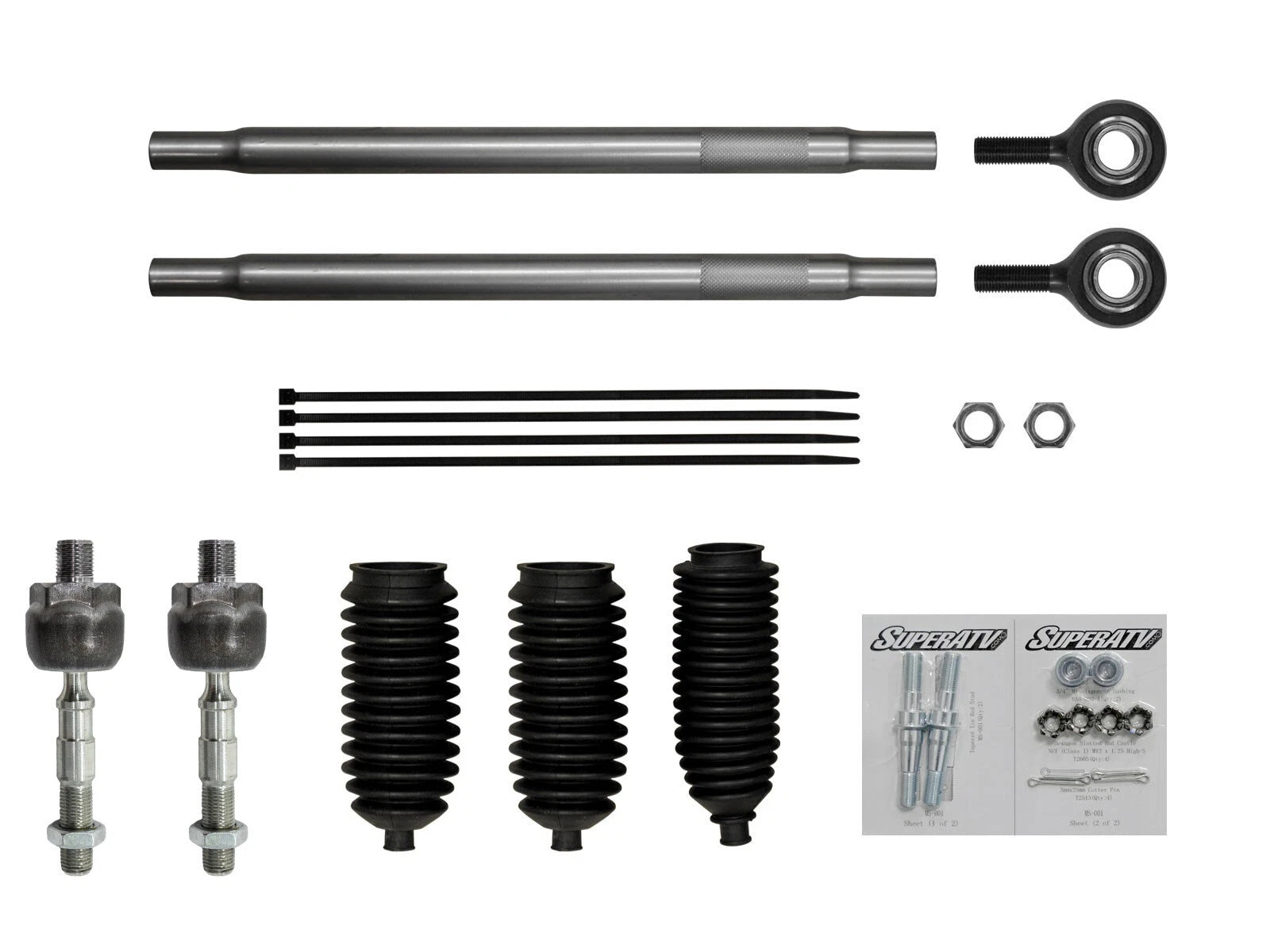 Complete Tie Rod Kit for Polaris RZR XP Turbo S (2018–2023)