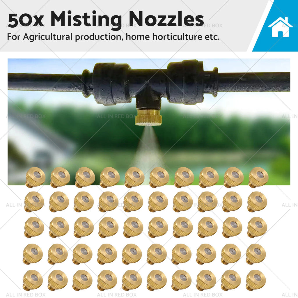 Brass Misting Nozzles Kit for Cooling System (Universal)