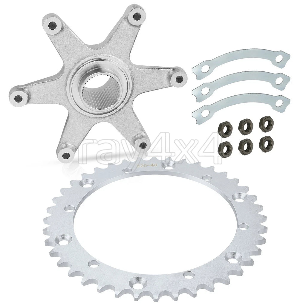 Rear Axle Sprocket Hub Collar & 40T for Yamaha Raptor 660 (2001–2005)