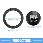 Start Stop Ignition Button Cover Decal for Toyota Camry Prius RAV4 Corolla (2012–2023)