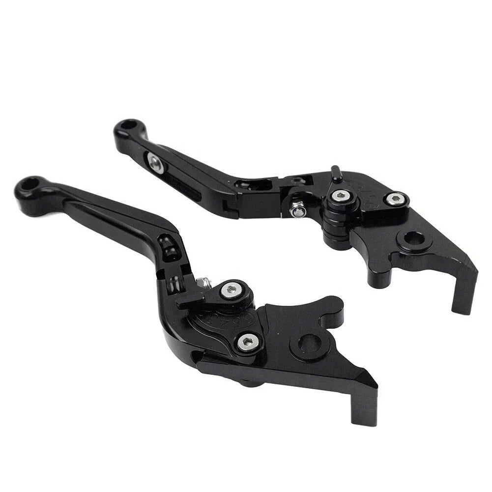 Black Extendable Brake Clutch Levers for Kawasaki Z650 Z900 Ninja (2017-2022)