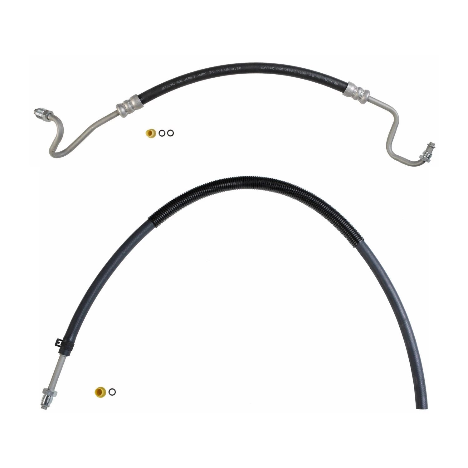 Sunsong Power Steering Pressure & Return Line Hose Kit for Ram 2500 3500 (1994–2002)