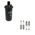 Set of 4 NGK Ignition Coils & Platinum Spark Plugs for Mustang II Pinto (1974–1980)