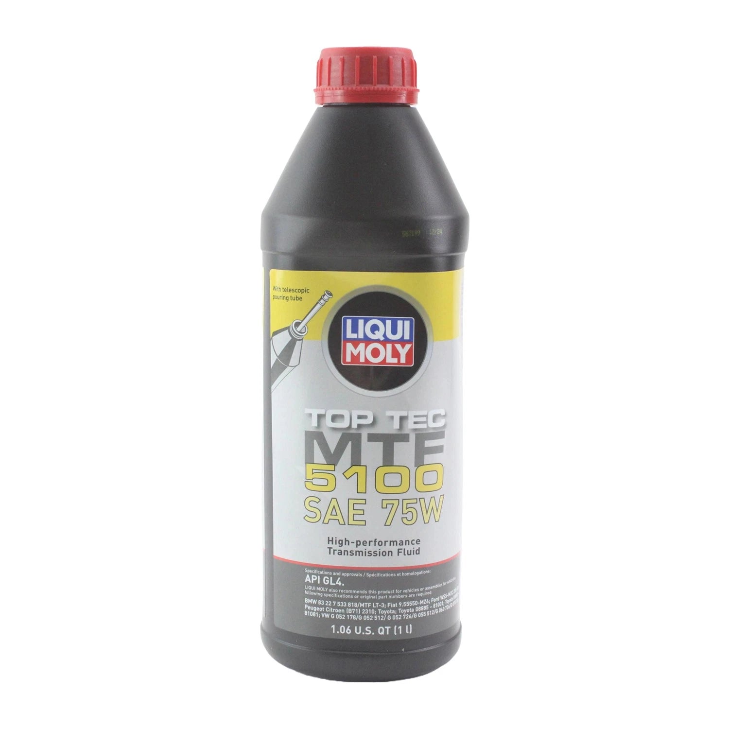Set of 2 Liqui Moly Top Tec MTF 5100 75W Gear Oil (2L)