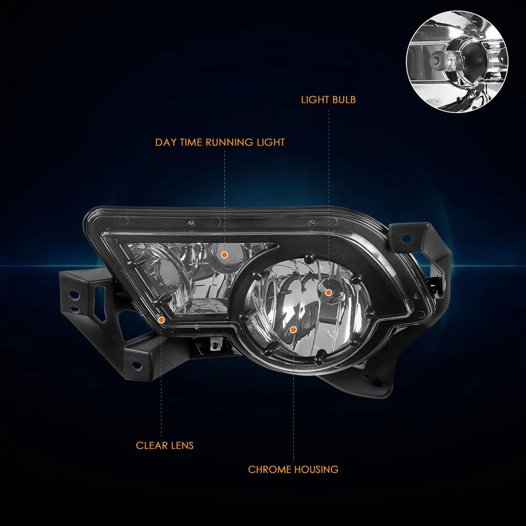 Direct Replacement Headlights for Toyota Tacoma (2005–2011) Black Housing