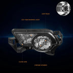Direct Replacement Headlights for Toyota Tacoma (2005–2011) Black Housing