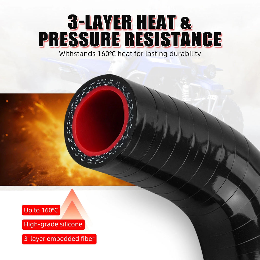 Silicone Radiator Hoses for Yamaha Banshee 350 (1987–2006) 2GU-12484-00-00
