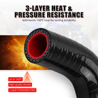 Silicone Radiator Hoses for Yamaha Banshee 350 (1987–2006) 2GU-12484-00-00