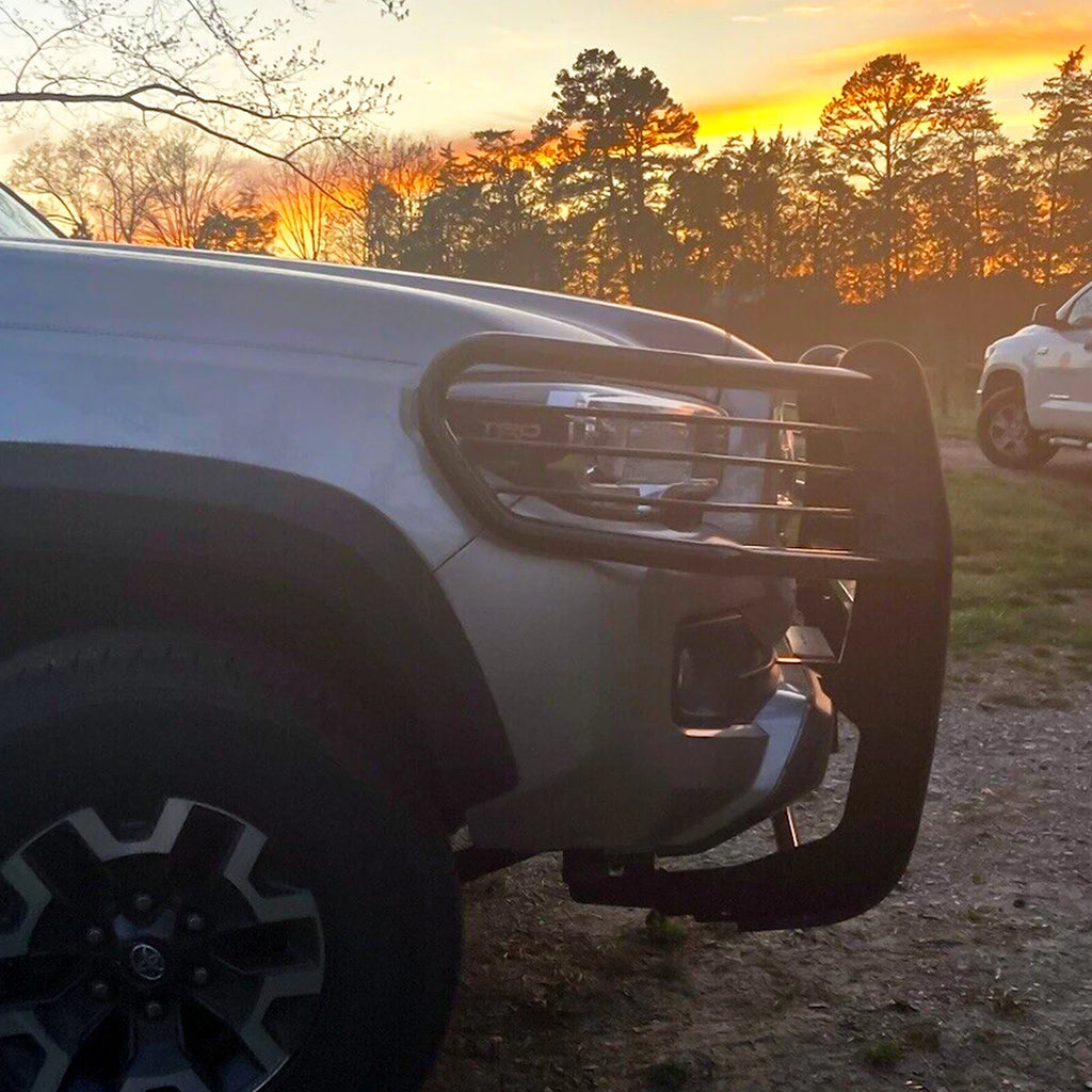 Bumper Brush Grill Guard for Toyota Tacoma (2016–2023) Black Powder Coated