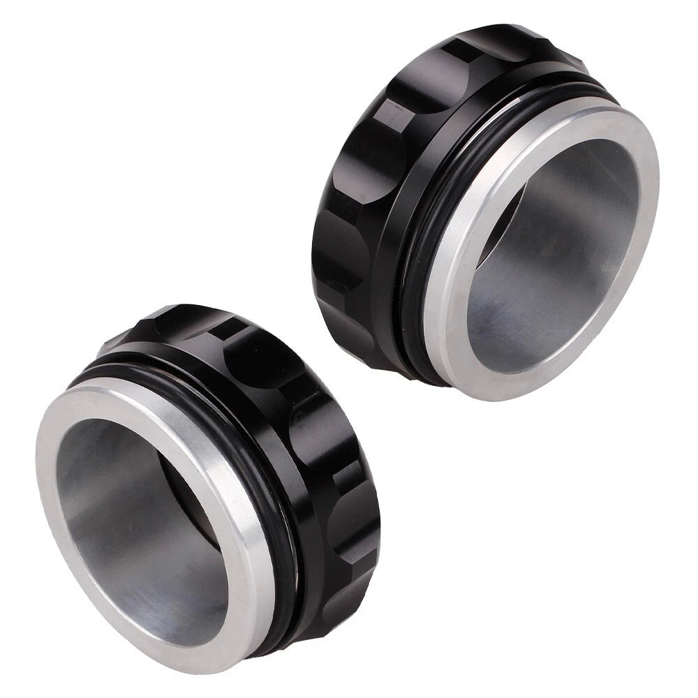 2X 2.5” Aluminium Alloy Weld-On Filler Neck and Cap for Oil