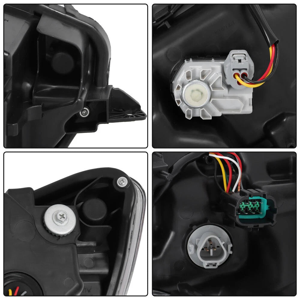 LED Headlamps for Nissan Rogue (2014–2016) Driver + Passenger Side
