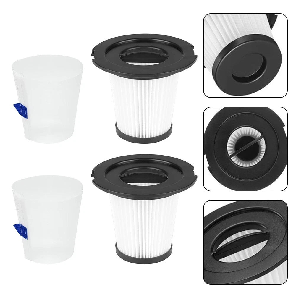 Set of 2 Filter Elements for Vacuum Cleaner