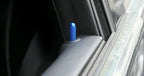 4x Blue Aluminum Interior Door Lock Knobs Cover for Mercedes CLA 200/250 (2019-2025)