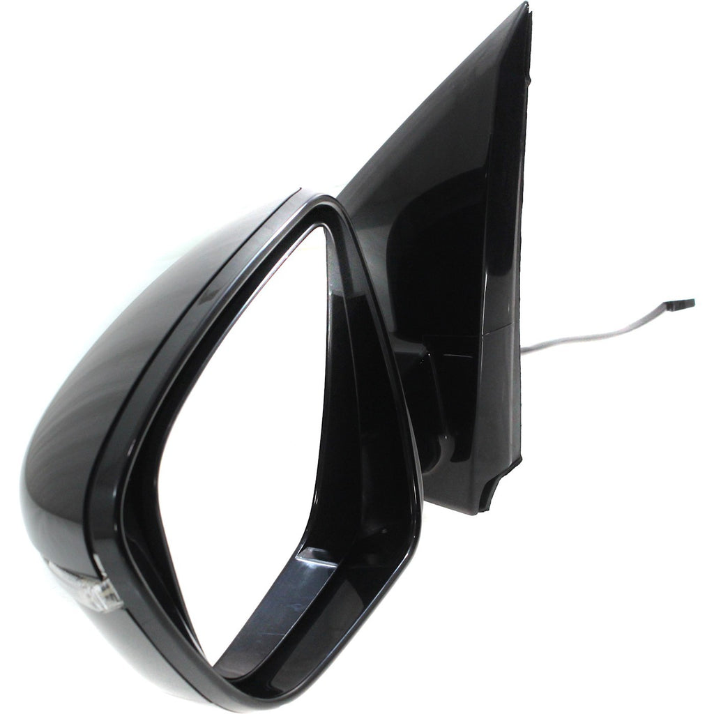 Power Mirror for Nissan Pathfinder (2017) Left Paintable Turn Signal Manual Folding