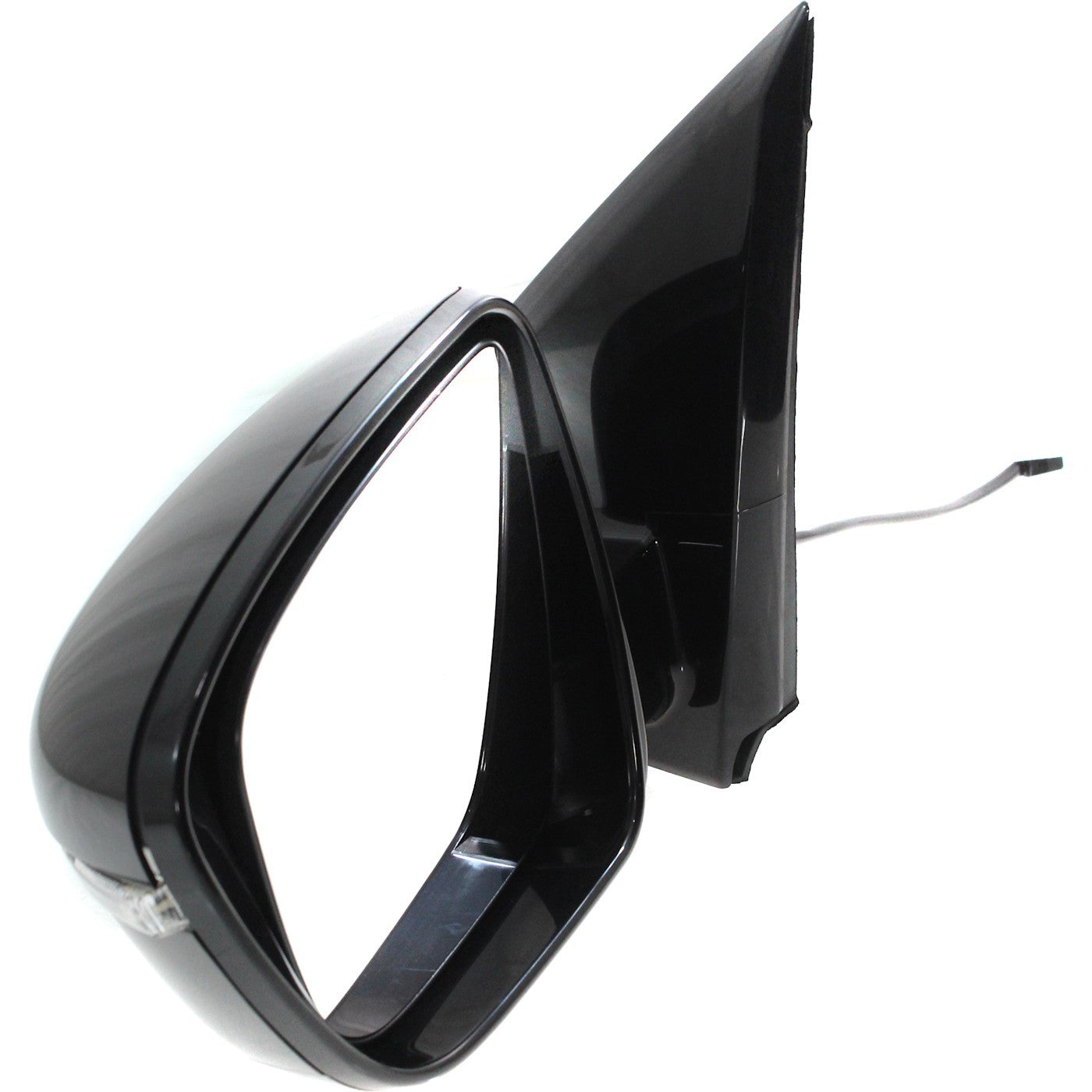 Power Mirror for Nissan Pathfinder (2017) Left Paintable Turn Signal Manual Folding