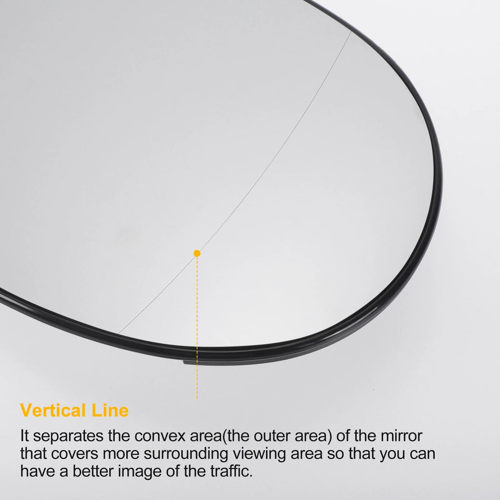 Right Side Heated Mirror Glass for Honda Civic (2005–2012)