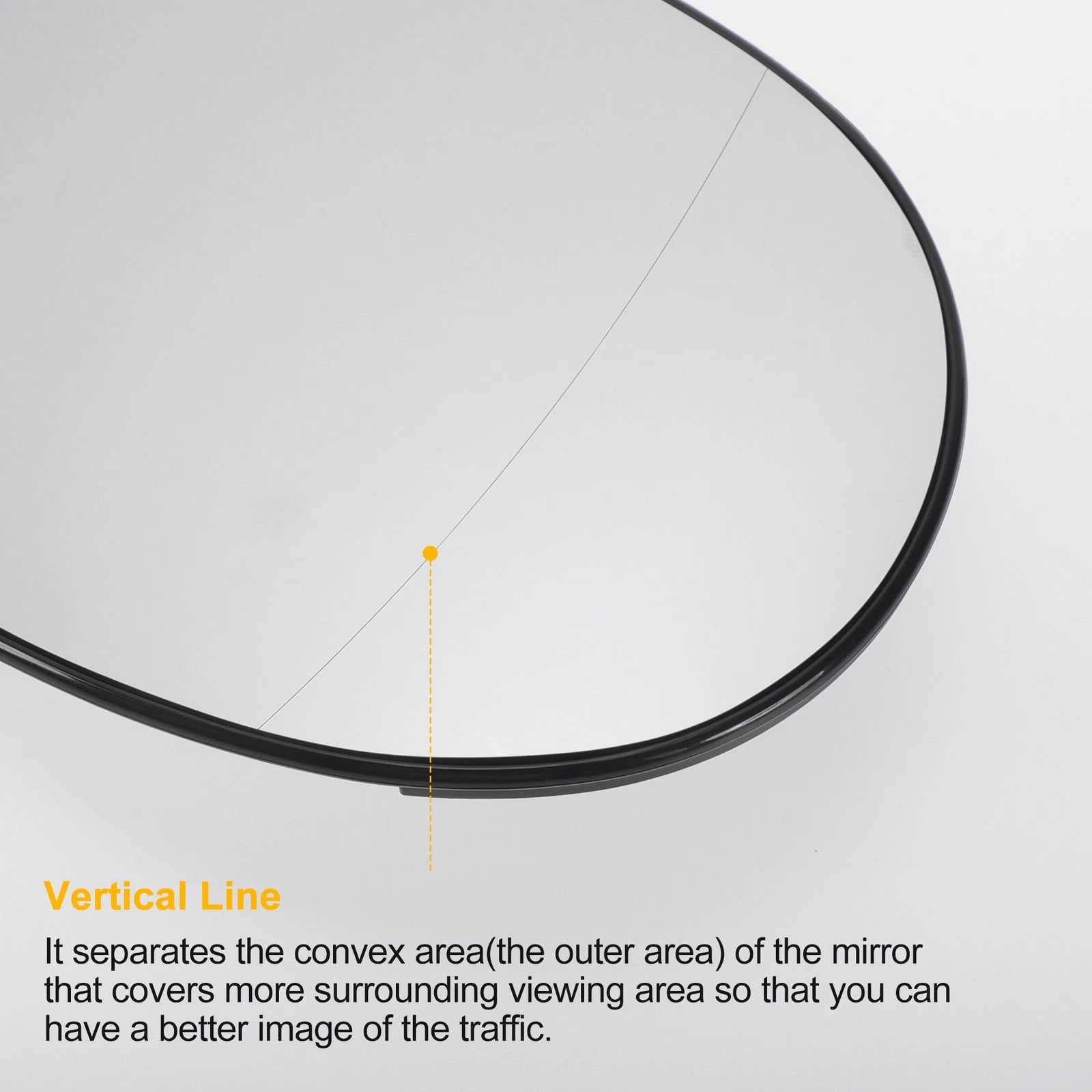 Right Side Heated Mirror Glass for Honda Civic (2005–2012)
