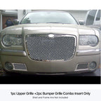 Stainless Steel Chrome Mesh Grille Insert for Chrysler 300C (2005-2010)