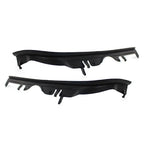 Pair ABS Black Front Upper Headlight Gaskets for BMW 5 Series E39 (1997-2003)