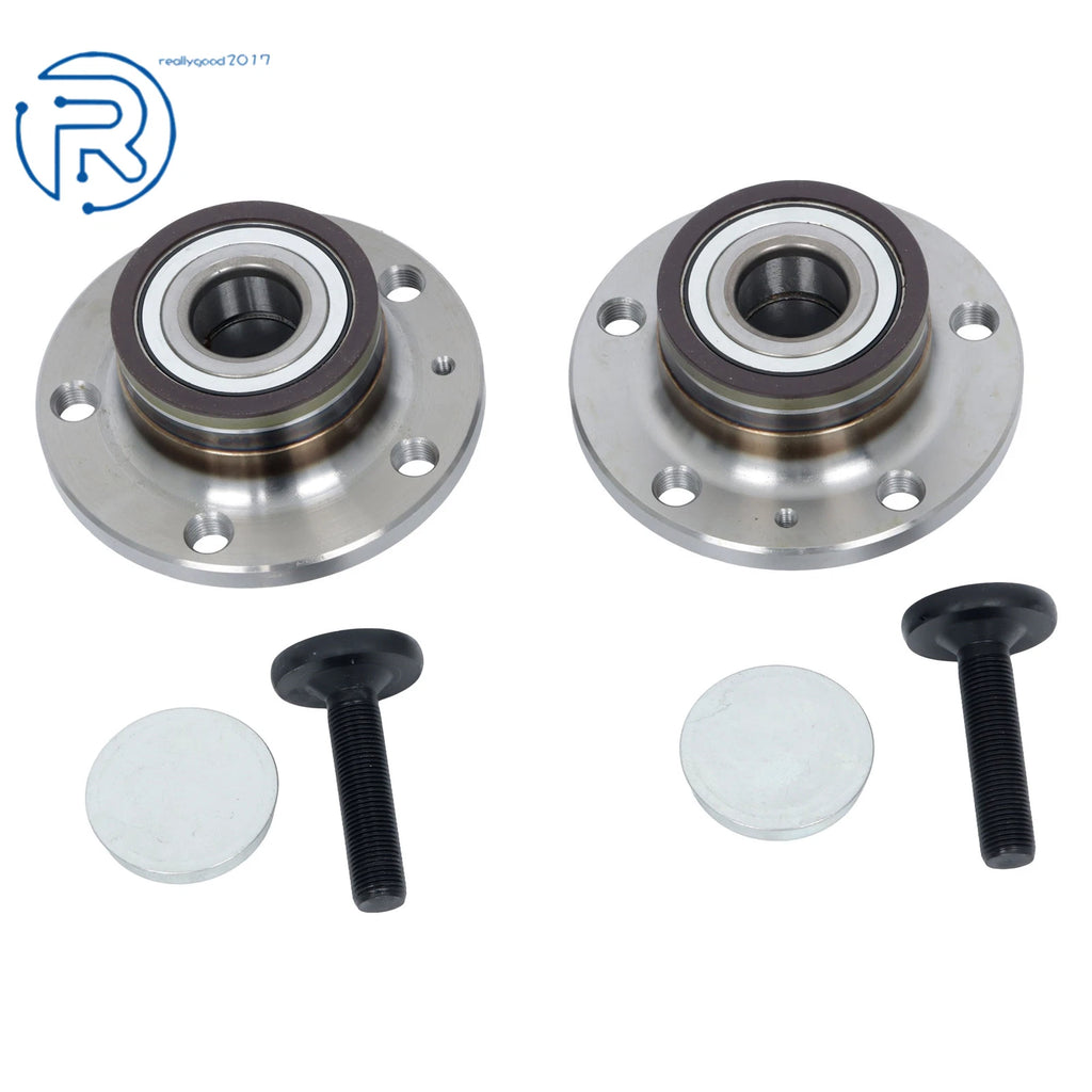 Pair Rear Wheel Bearing Hub Assembly for Volkswagen Jetta Golf Passat Beetle (2010–2020)