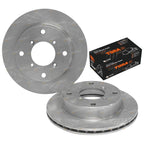 Front Brake Rotor + Disc Pads Set for Suzuki Alto SH410 (1995 - 1999)