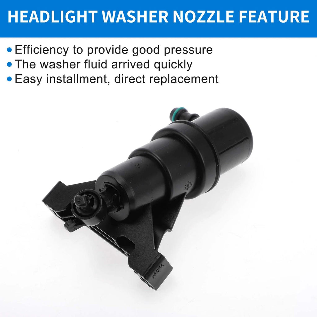 Front Right Headlight Washer Nozzle for BMW 750i 760Li 745i (2006–2008) No. 61677137402