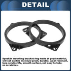 2X Speaker Spacer Ring Adaptor for Toyota 6.5" Tweeter 