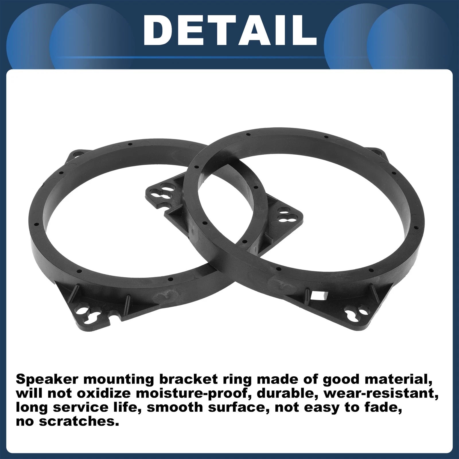 2X Speaker Spacer Ring Adaptor for Toyota 6.5" Tweeter 