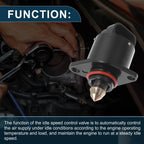 Idle Air Control Valve for Chevrolet Cavalier (1987–1991) No. 17059522