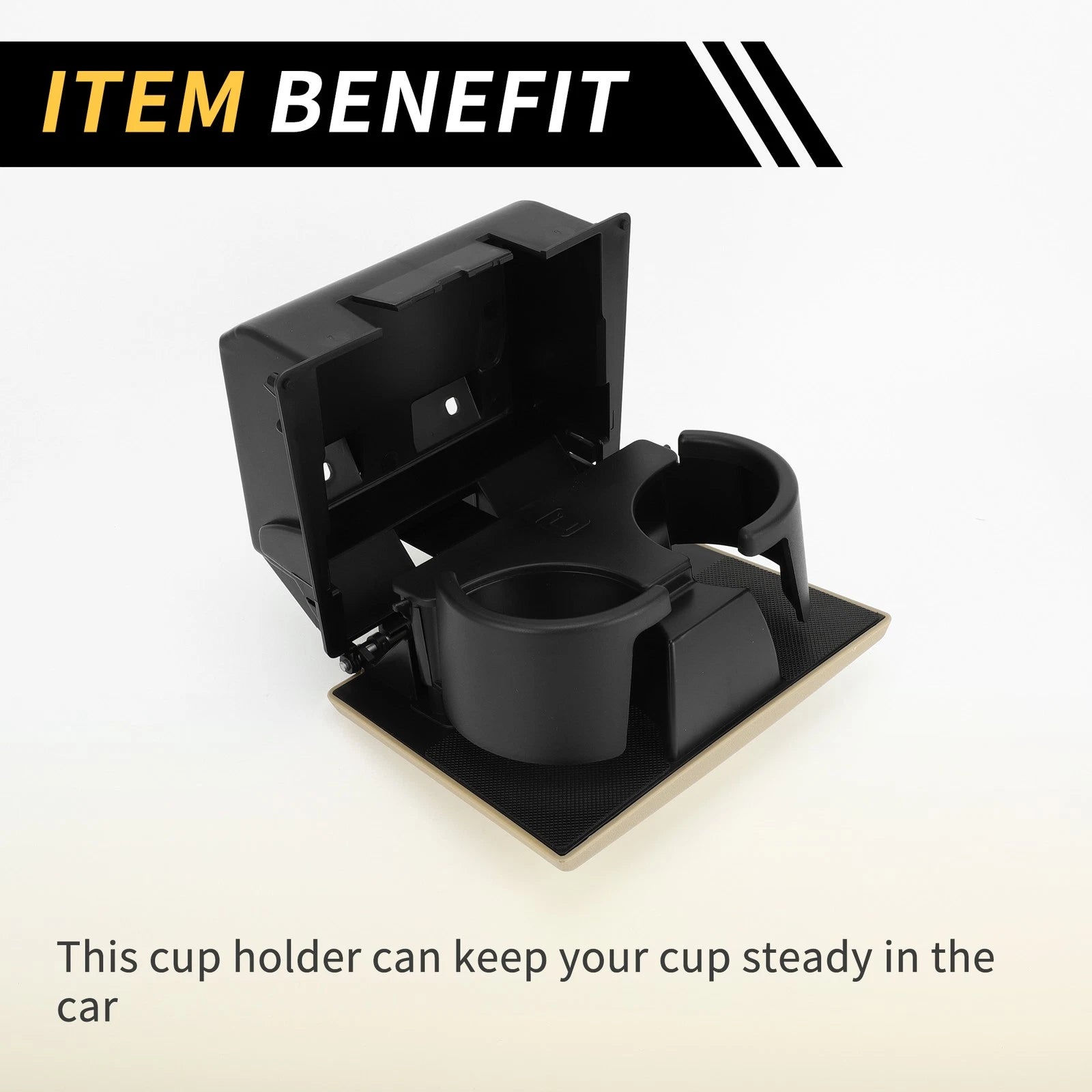 Cup Holder for Ford F-250 F-350 F-450 F-550 (2008–2016) Coin Holder Beige