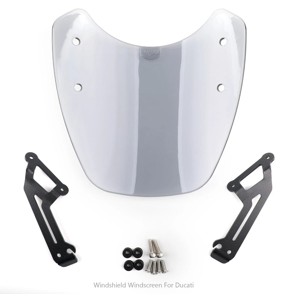 Windshield Wind Deflector for Ducati Scrambler (2015–2018) Gray