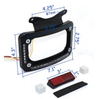 License Plate Bracket for Harley FLHX FLHXS FLHXSE FLTRX FLTRXS (2006–2023)
